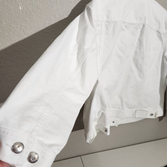 Ralph Lauren Jean Jacket 3X White - Picture 10 of 16
